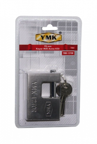 70MM GRİ KAYAR MİLLİ ASMA KİLİT (4940)