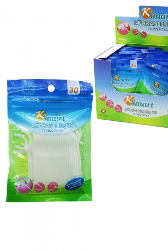720 ADET POŞETLİ KÜRDANLI DİŞ İPİ = 30PCS X 24 (4940)