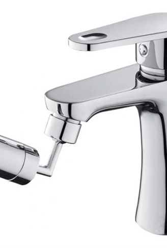 720 Derece Dönebilen 4 Filtreli Tüm Musluk Tipleri İle Uyumlu Montaj Aparatlı Musluk Başlık (4940)