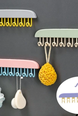 8 Kancalı Çok Amaçlı Yapışkanlı Askı (4940)