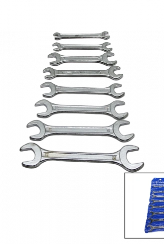 8 PARÇA  AĞZI AÇIK 6-22MM ANAHTAR TAKIMI (4940)