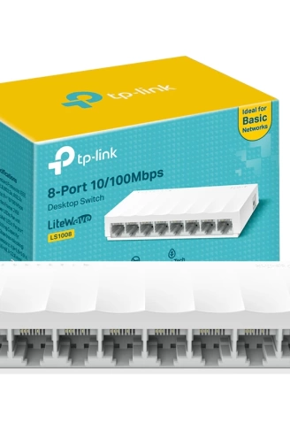 8 PORT 10/100 MBPS ETHERNET SWITCH LS1008 (4940)