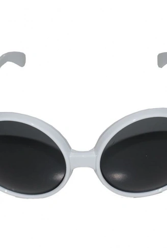 80 li Yıllar Beyaz Renk Nostalji Yeşilçam Parti Gözlüğü (4940)