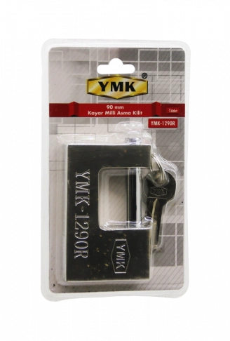 90MM GRİ KAYAR MİLLİ ASMA KİLİT (4940)