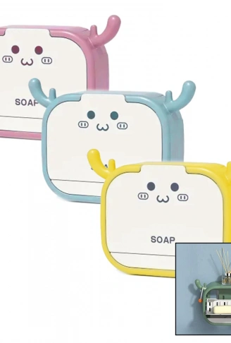 AÇ KAPA - FİGÜRLÜ SABUNLUK KUTUSU - ASKILIK (4940)