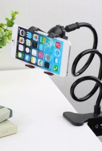 Akrobat Telefon Tutucu Oynar Başlıklı (SİYAH) (4940)