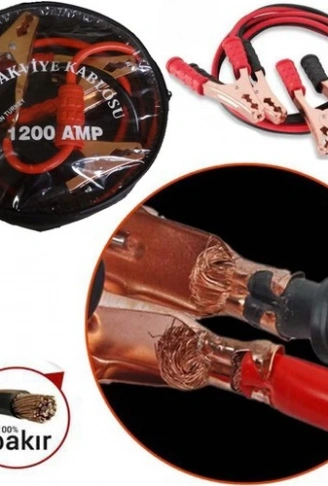 Akü Takviye Kablosu 1200 Amper (Taşıma Çantalı) (4940)