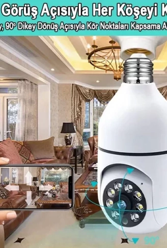 Ampul Kamera Harekete Duyarlı Gece Görüşlü (4940)