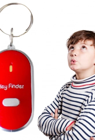 Anahtar Bulucu Anahtarlık Sese Duyarlı Işıklı Anahtarlık Aparat (4940)