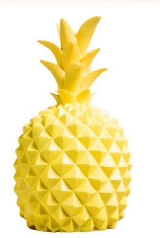 Ananas Şeklinde Desenli Büyük Boy Pilli Masa ve Gece Lambası (4940)