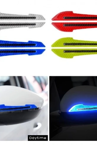 Araba Ayna Çarpma Koruyucu Renkli Reflektif Şerit (4940)