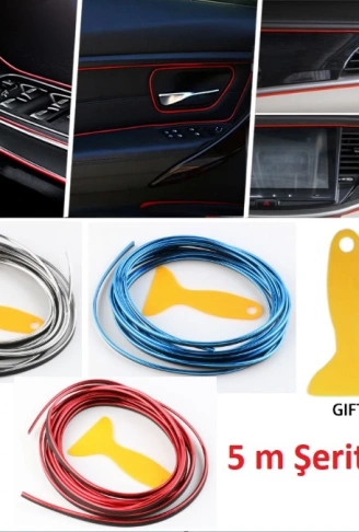 Araba Dekorasyon Şeridi 5 Metre Trim Şeridi (4940)