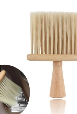 Araba İçin Ahşap Saplı Yumuşak Kıl Fırça Detaylı Toz Alma Temizleme Fırçası (4940)