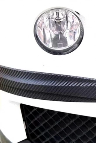 Araba Tampon Koruyucu Karbon Desenli Siyah Beyaz (4940)