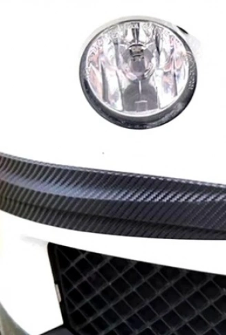 Araba Tampon Koruyucu Karbon Desenli Siyah Beyaz (4940)