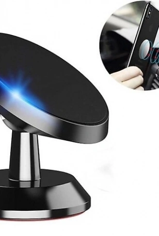 Araç Torpidosuna Yapışan Mıknatıslı Telefon Tutucu Siyah CM-308 (4940)
