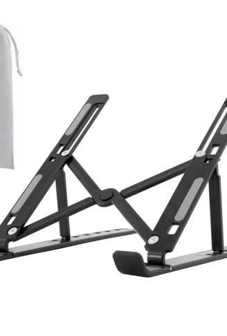 AŞINABİLİR KATLANIR ALÜMİNYUM TABLET/NOTEBOOK/LAPTOP STAND (10 - 15.6) (4940)