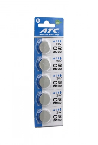 ATC LİTHİUM BATTERY CR-2032 PARA PİL LİTYUM 3V 5Lİ KART (4940)