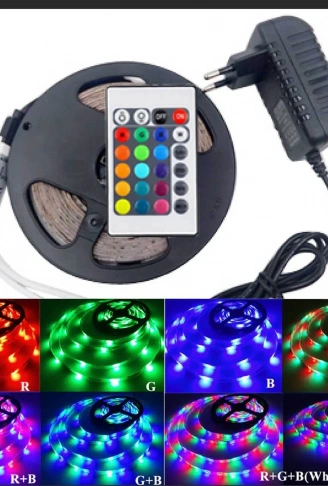 Atek Led Işık 5 Metre Şerit Led RGB Işıklı (4940)