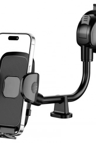 Ayarlanabilir Vakum Kilitli Cam Ve Torpidoya Takılabilen Telefon Tutucu (4940)