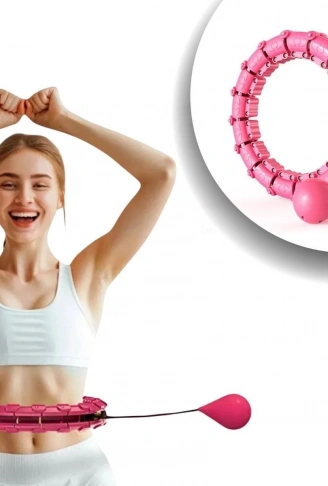 Ayarlanabilir Zayıflatıcı Hulahop Bel ve Karın Bölgesi İçin İnceltici Fitness Aleti Spor Çemberi (4940)