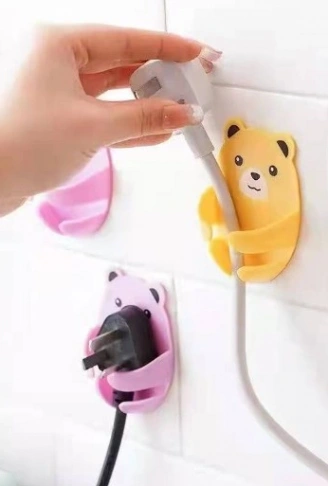 Ayıcık Desenli Çok Amaçlı 4 lü Fiş Tutucu (4940)