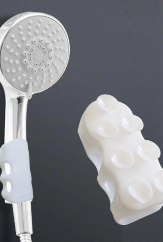 Banyo Duş Başlığı Tutucu Silikon Güçlü Vantuz Vakum Aparatı (4940)