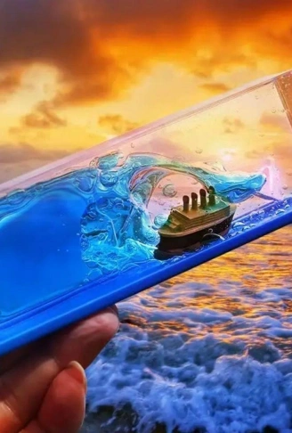 Batmayan Gemi Hediyelik Dekoratif Ev ve Ofis Hediyesi Özel Aşk Gemisi (4940)