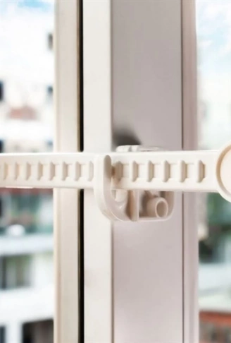 Bebek Çocuk Evcil Hayvan Güvenlik Ayarlanabilir Koruyucu Pencere Havalandırma Kilidi (4940)