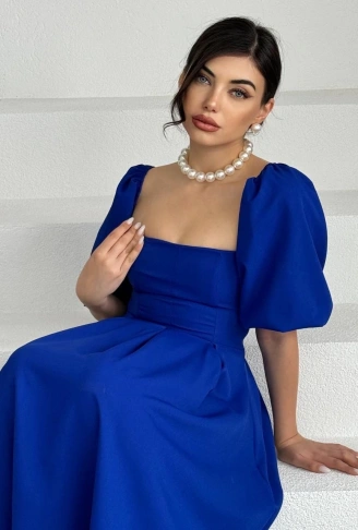 Benjamin Çan Etekli Midi Boy Elbise