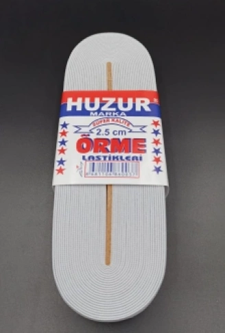 BEYAZ - 2.5CM PAÇA LASTİK GENİŞ 10MT. (4940)