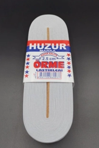 BEYAZ - 2.5CM PAÇA LASTİK GENİŞ 10MT. (4940)