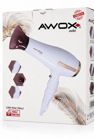 BEYAZ AVİTO SAÇ KURUTMA MAKİNESİ 2200W 1407 (4940)