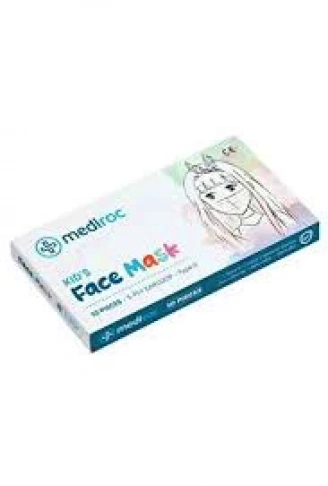 BEYAZ ÇOCUK MASKESİ LASTİKLİ 10 PARÇA (4940)