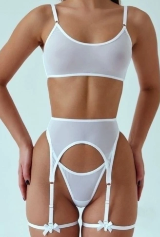 Beyaz Jartiyer Takım