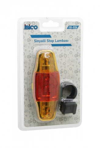 BİSİKLET  STOP LAMBASI   SİNYALLİ   PİLLİ (4940)