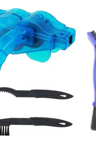 Bisiklet Zincir Dişlisi Koruyucu Pas Sökücü Temizleme Fırçası Aparatı Bakım Seti 4 Parça (4940)