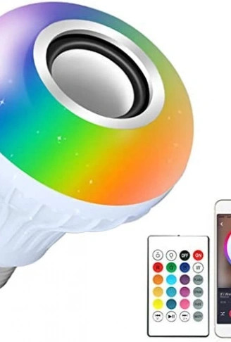 Bluetooth Hoparlör Akıllı Led Ampul Lamba (4940)
