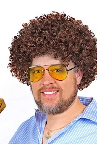 Bob Ross Bonus Peruk Kahverengi Renk 120 gr (4940)