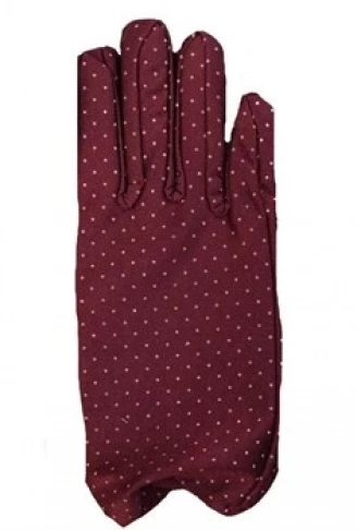 Bordo Renk Puanlı Çocuk Eldiveni (4940)