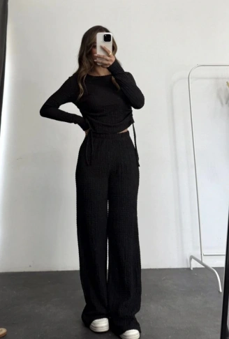 Bubble alt üst takım siyah pt510446