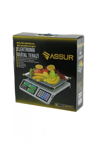 BÜYÜK DİJİTAL KARPUZ TERAZİ TARTI 40KG/2GR 7 FİYAT HAFIZASI FİŞ ŞARJLI ACS-809T (4940)