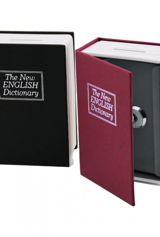 BÜYÜK KİTAP MODELİ  KİLİTLİ KASA - KUMBARA - 180X115X55MM (4940)