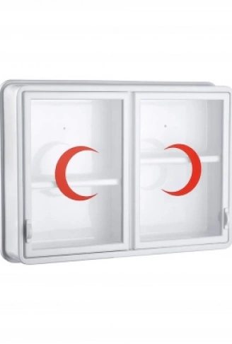 CAM 2 KAPAKLI ECZA DOLABI 35x49x10 cm (4940)