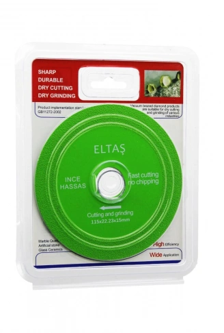 CAM KESME  YEŞİL HASSAS KESİCİ DİSK - TAŞLAMA  115X22X23X15MM (4940)
