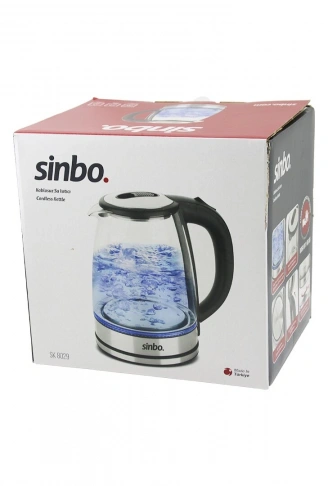 CAM KETTLE SU ISITICISI 1.8LT GİZLİ REZİDANS 360° DÖNEBİLME ÖZELLİK 1850-2200W SK-8029 (4940)