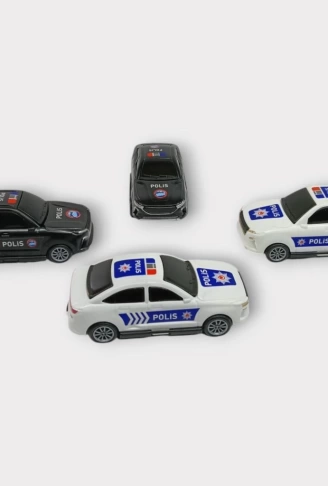 Çek Bırak TOGG Polis Arabası  4lü Set