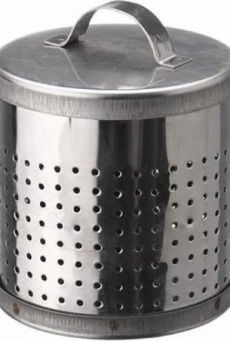 ÇELİK BÜYÜK DEMLİK İÇİ ÇAY SÜZGEÇ YÜKSEKLİK= 7CM ÇAP= 6CM (4940)