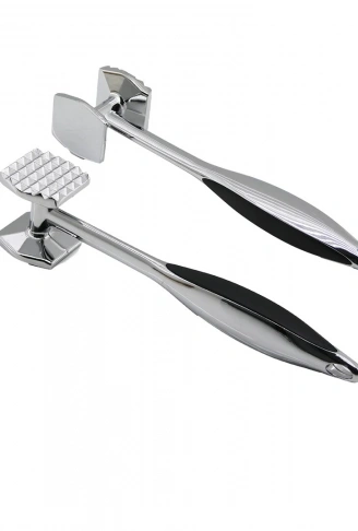 ÇELİK  ÇOK AMAÇLI  TOKMAK MODELİ   METAL  DÖVECEK  6GEN ÇİFT TARAFLI= DÜZ - PİRAMİT (4940)