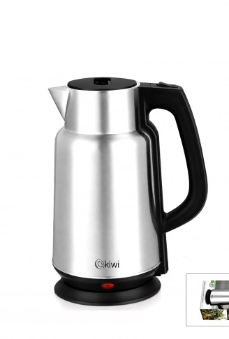ÇELİK - SÜRAHİ MODEL KETTLE ELEKTRİKLİ SU ISITICISI PASLANMAZ ÇELİK GİZLİ REZİSTANS 360° 2.2LT 1500W KK-3334 (4940)